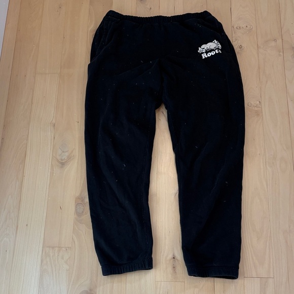 Roots Pants - Roots womens Black jogger Sweatpants
